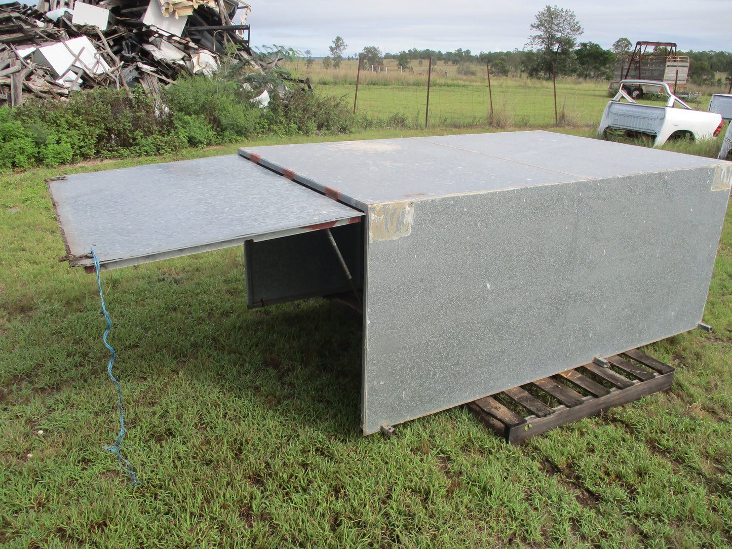 Single cab steel hard canopy suit tray back or trailer new part