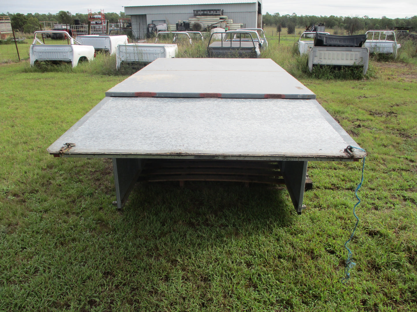 Single cab steel hard canopy suit tray back or trailer new part