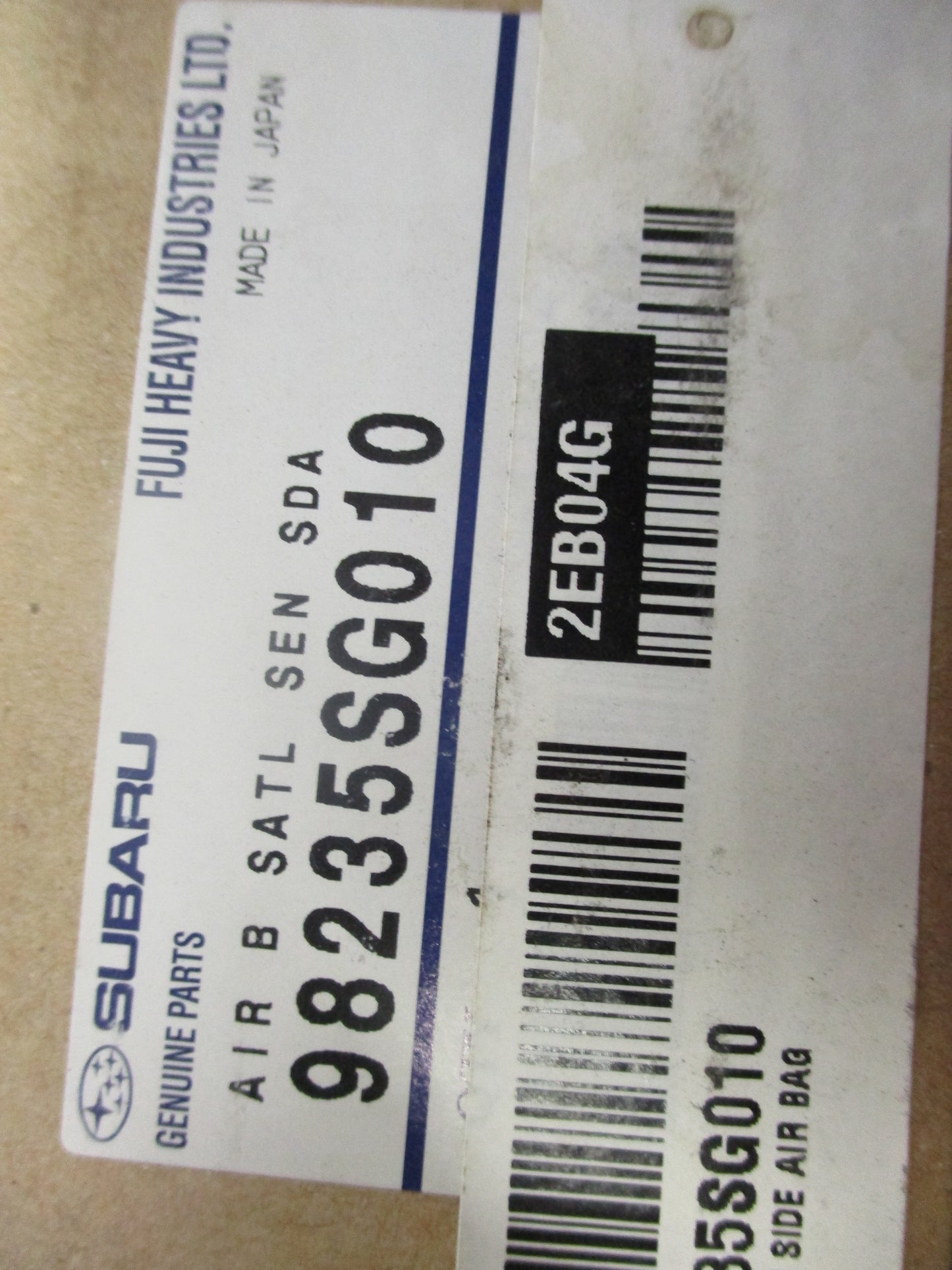 Subaru Forester/WRX Genuine Left Hand Rear Side Air Bag Sensor New Part
