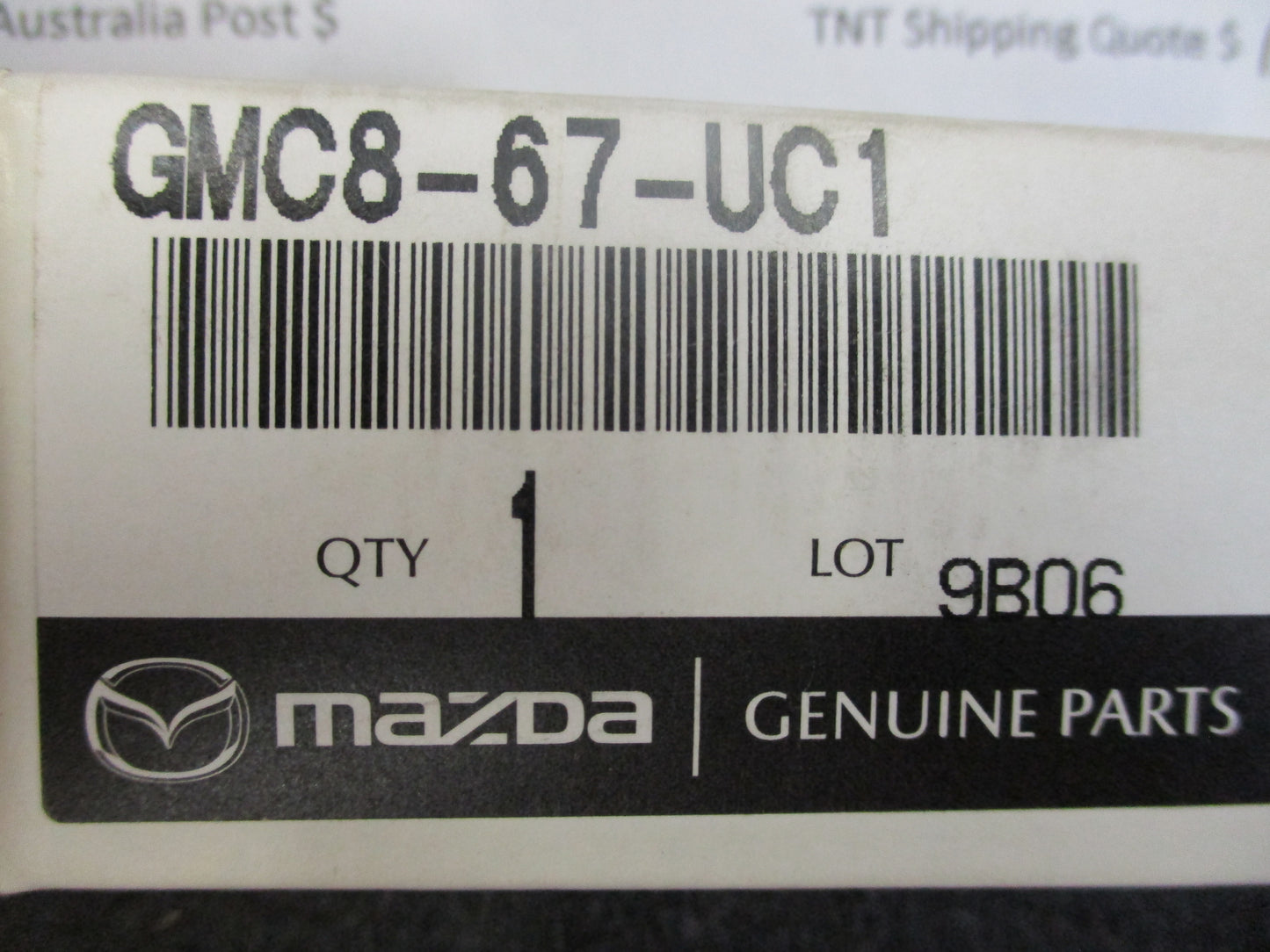 Mazda 6/CX-9 Genuine Rear Parking Sensor New Part