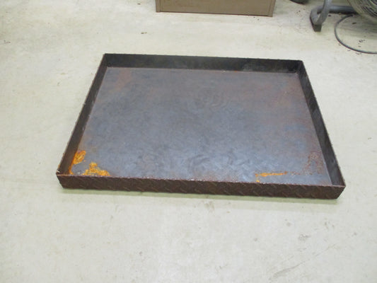 Heavy Duty Checker Plate Steel Tray Suits Various Applications New
