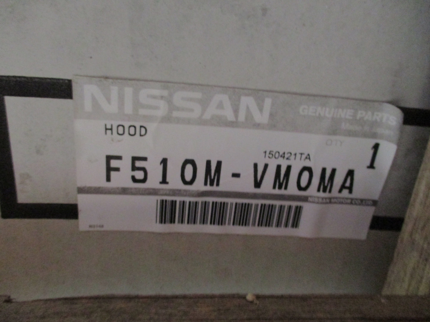 Nissan Navara D22 Genuine Bonnet Panel New Part