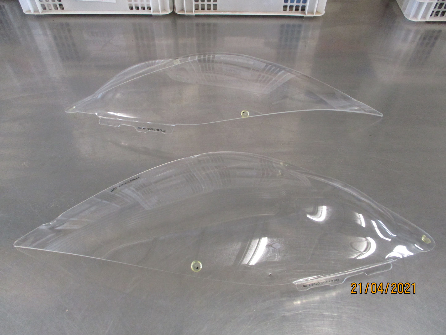 Mazda 2 Genuine Front Pair Of Headlight Protectors New Part