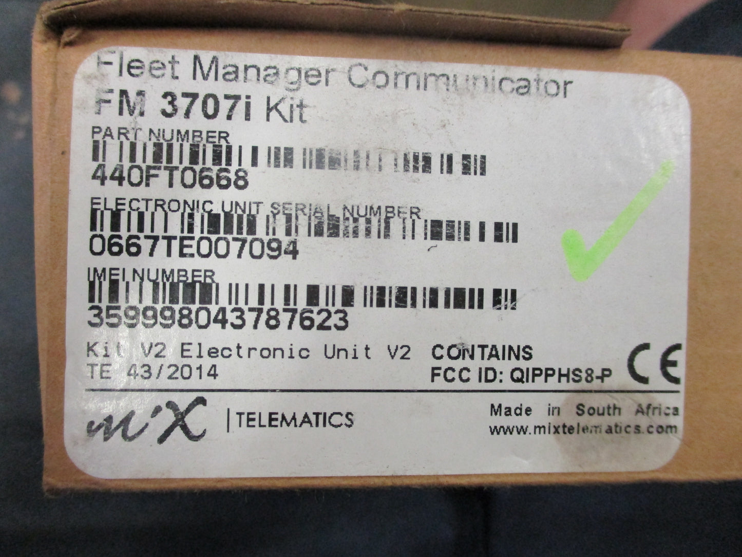 Wix Telematics Fleet Manager Communicator Kit New Part
