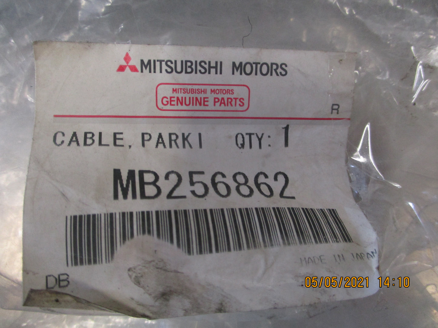 Mitsubishi Triton Genuine Front Parking Brake Cable New Part