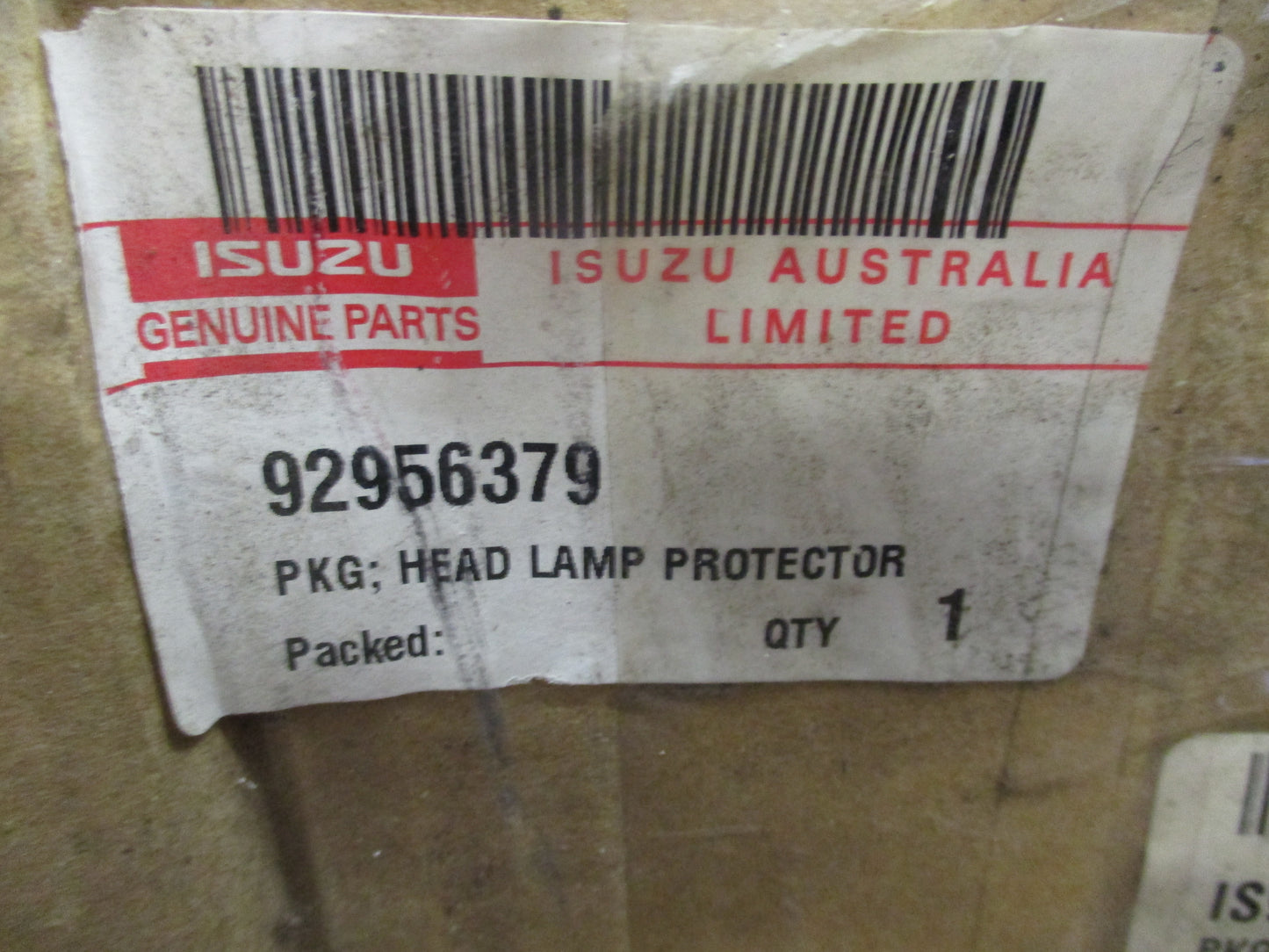 Isuzu FTR/FVR/FYH Truck Genuine Headlight Protectors New Part