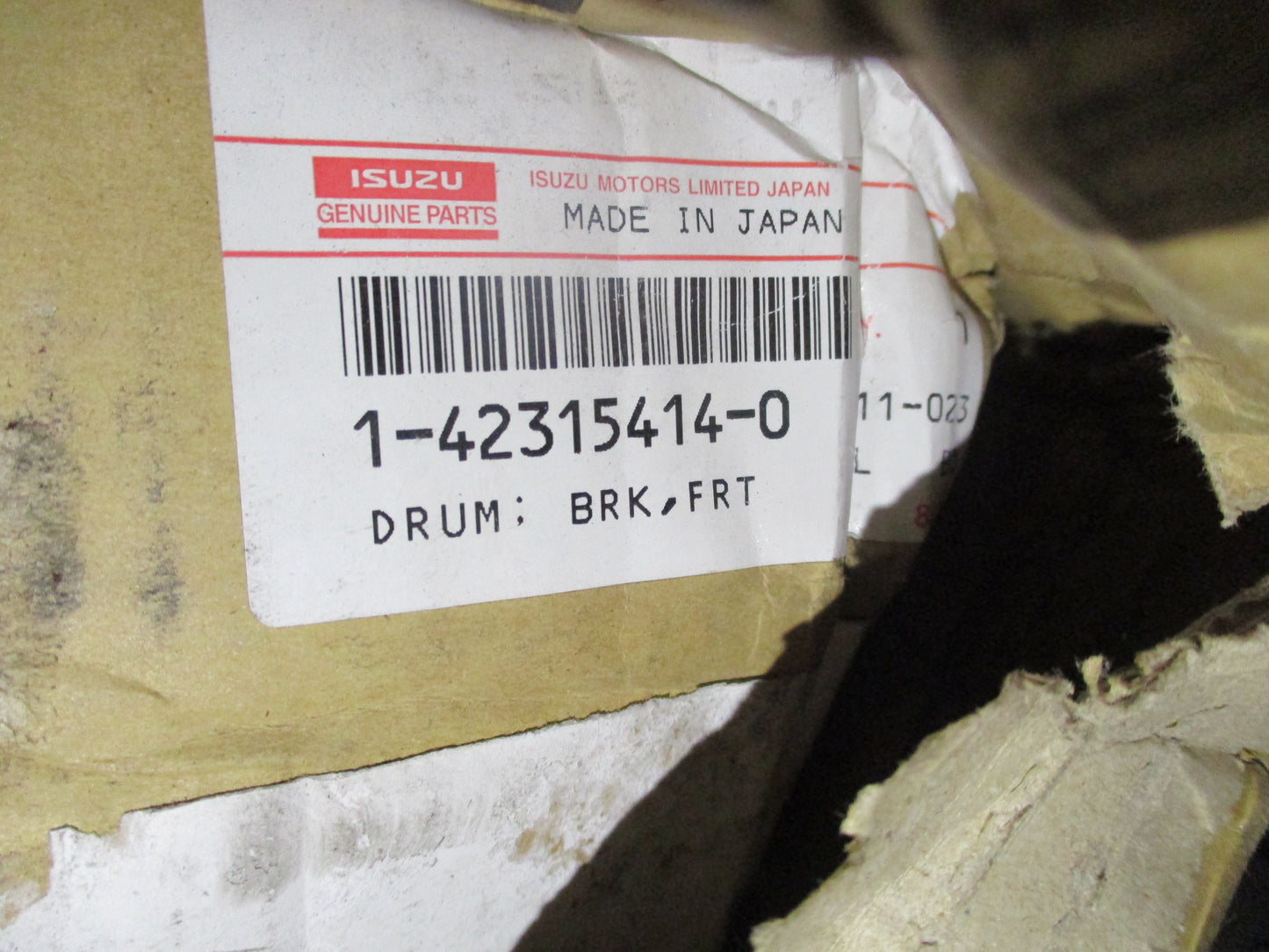 Isuzu FSR90 Truck Genuine Front Brake Drum New Part