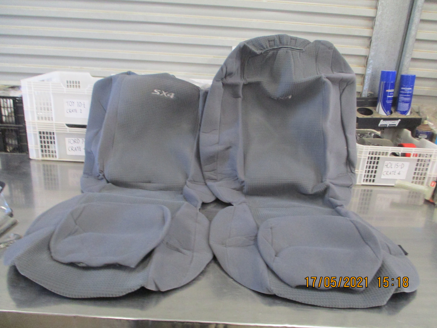 Suzuki SX4 Genuine Front Seat Covers Without Airbags New Part