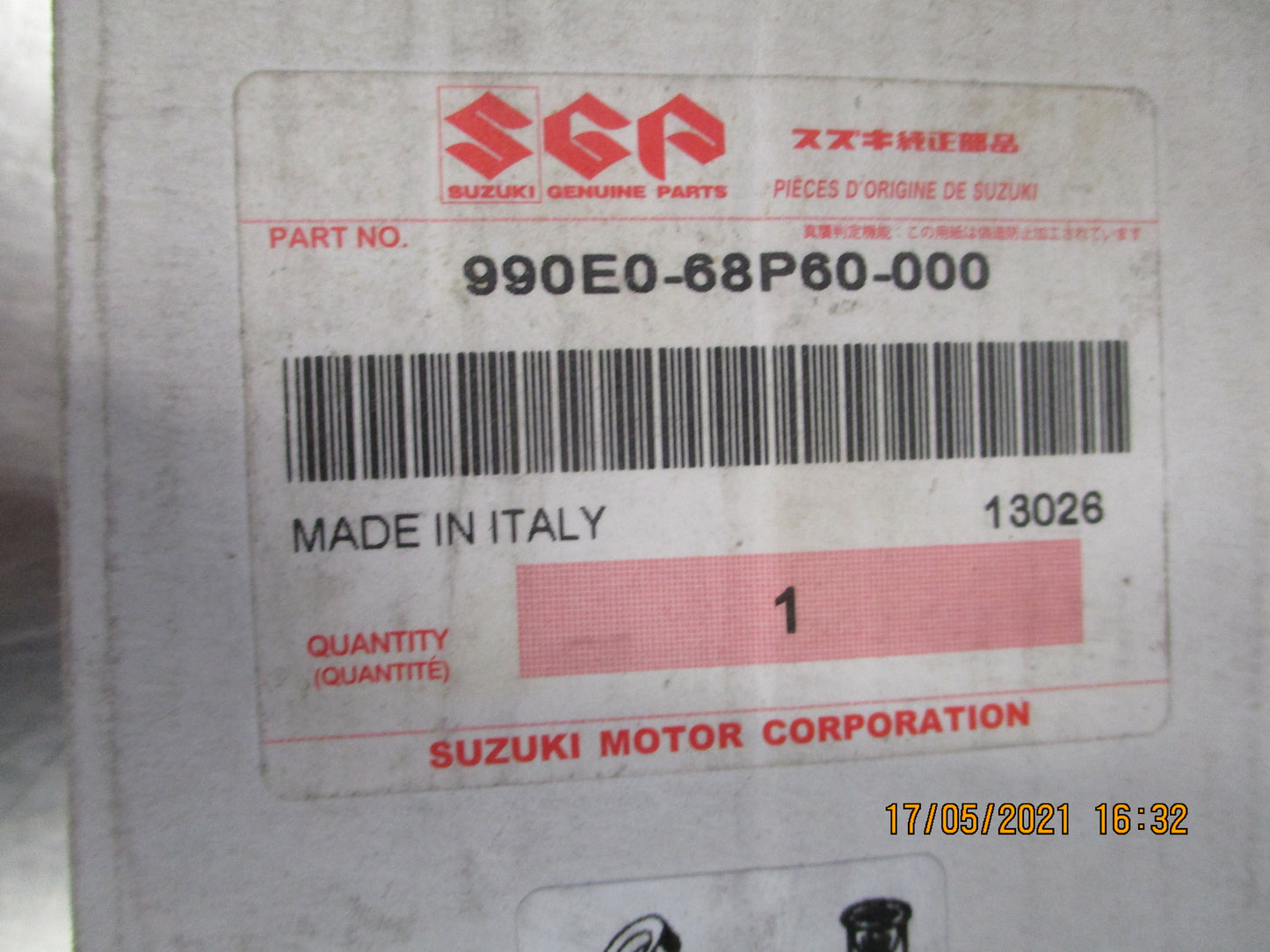 Suzuki Baleno SZ-T SZ5 Genuine Door Entry Guard Sill Trim Set New Part