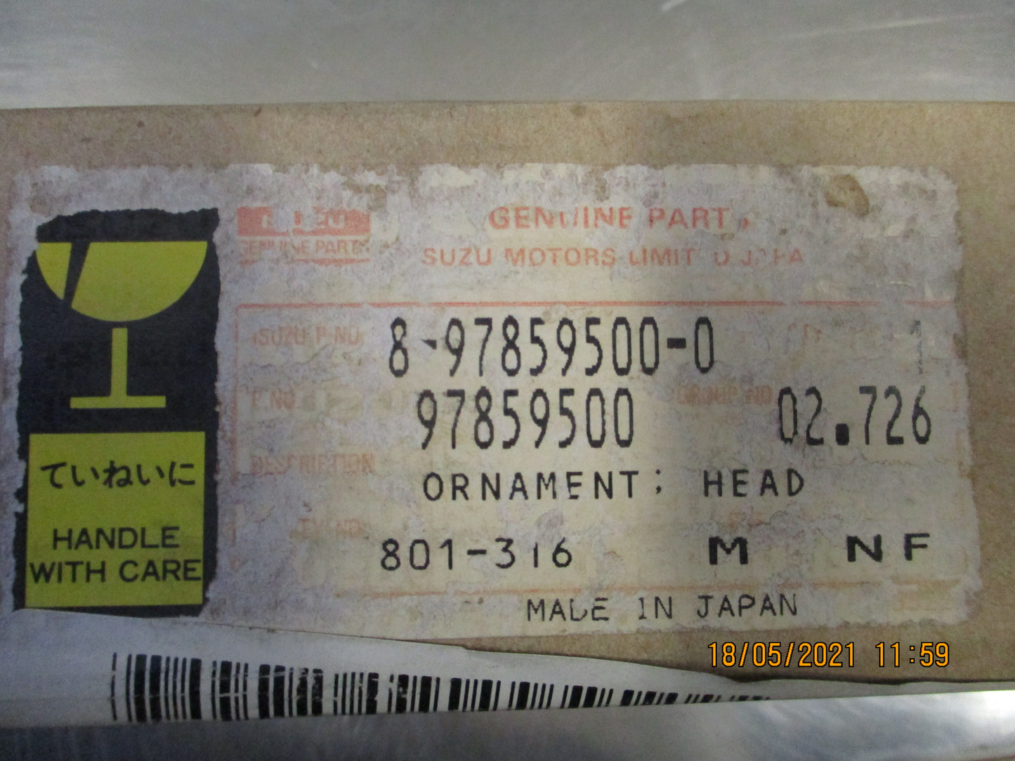 Isuzu NPR Genuine Right Hand Indicator Light New Part