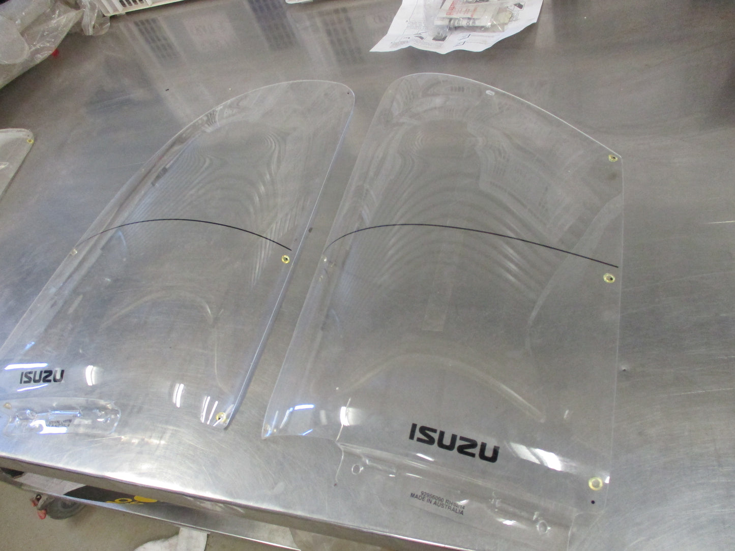 Isuzu NPS Truck Genuine Headlight Protectors New Part