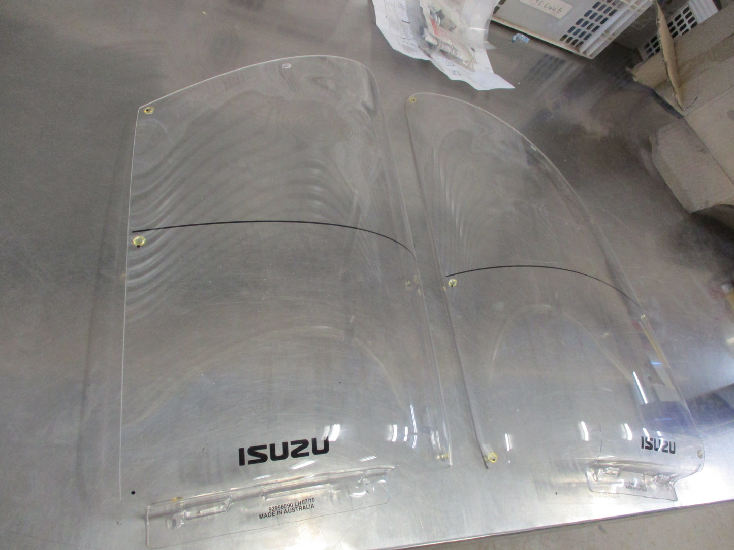 Isuzu NPS Truck Genuine Headlight Protectors New Part