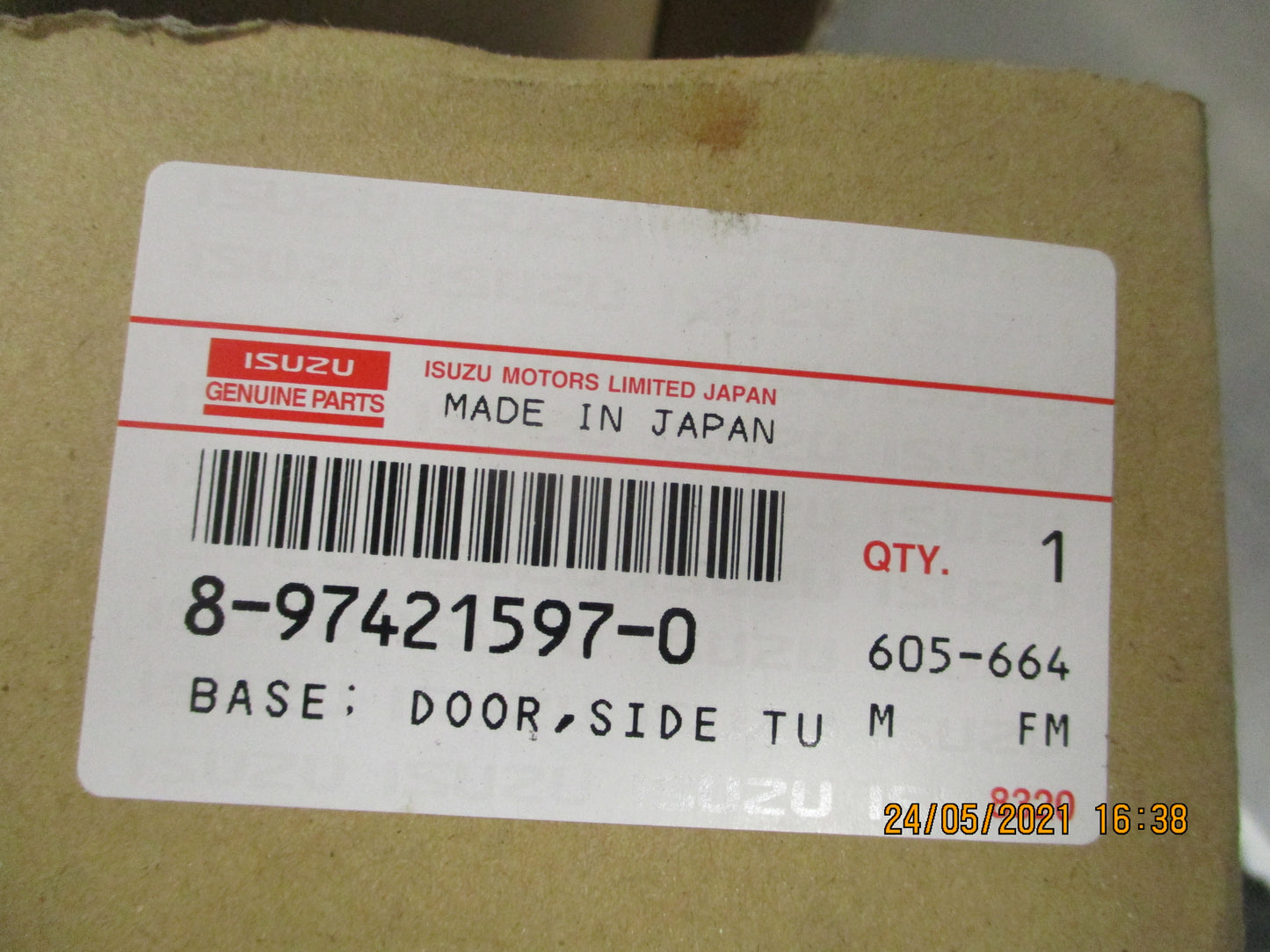 Isuzu VC46 Genuine Side Turn Door Base New Part