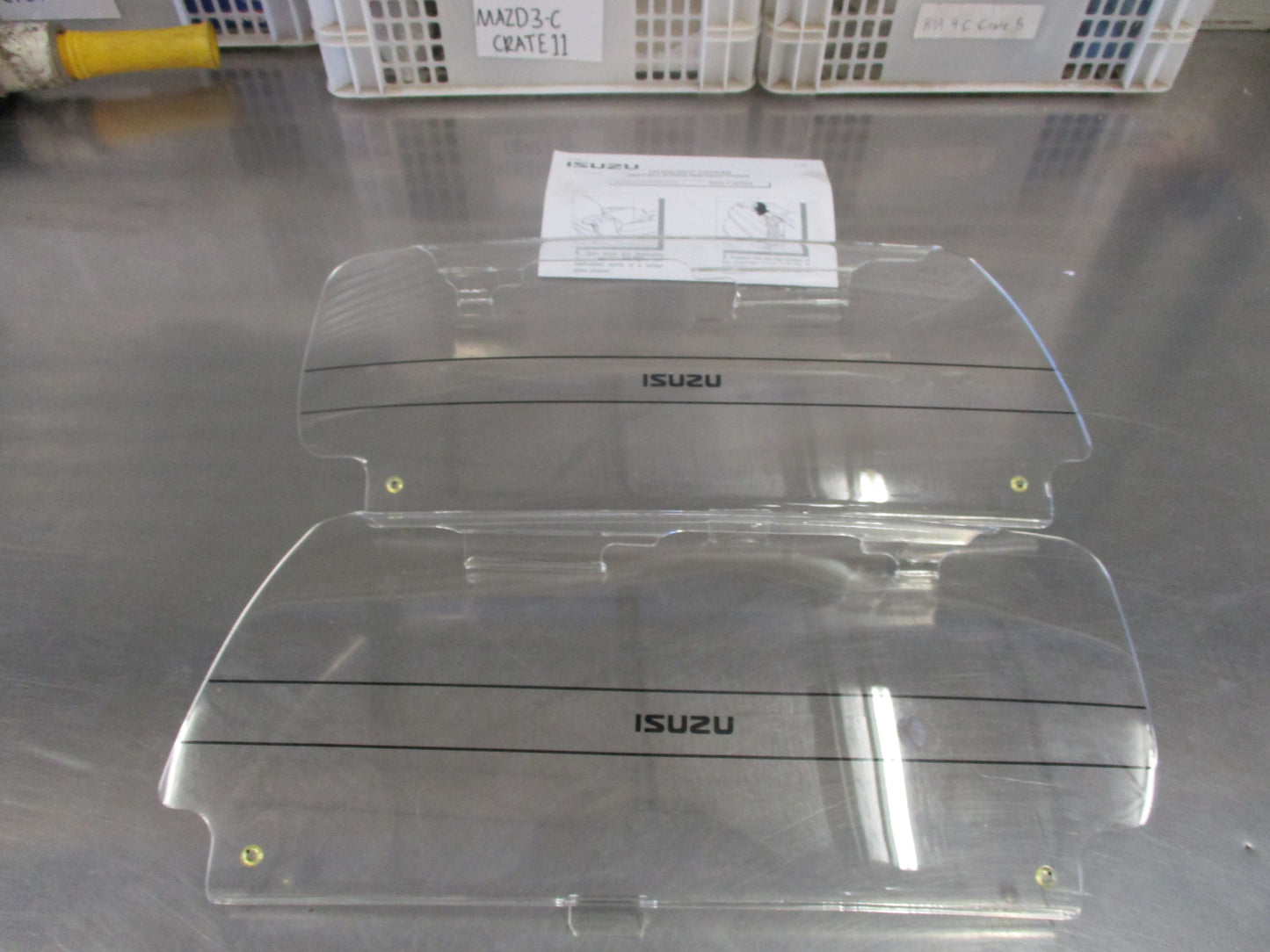 Isuzu F Series Genuine Headlight Protectors New Part