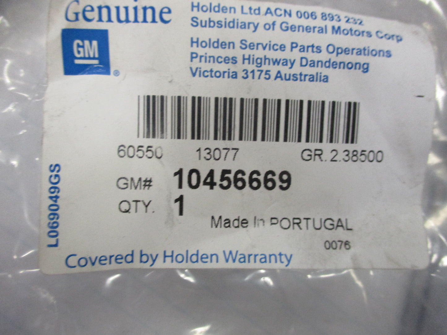 Holden Astra F/Vectra B/C Genuine Knock Sensor New Part
