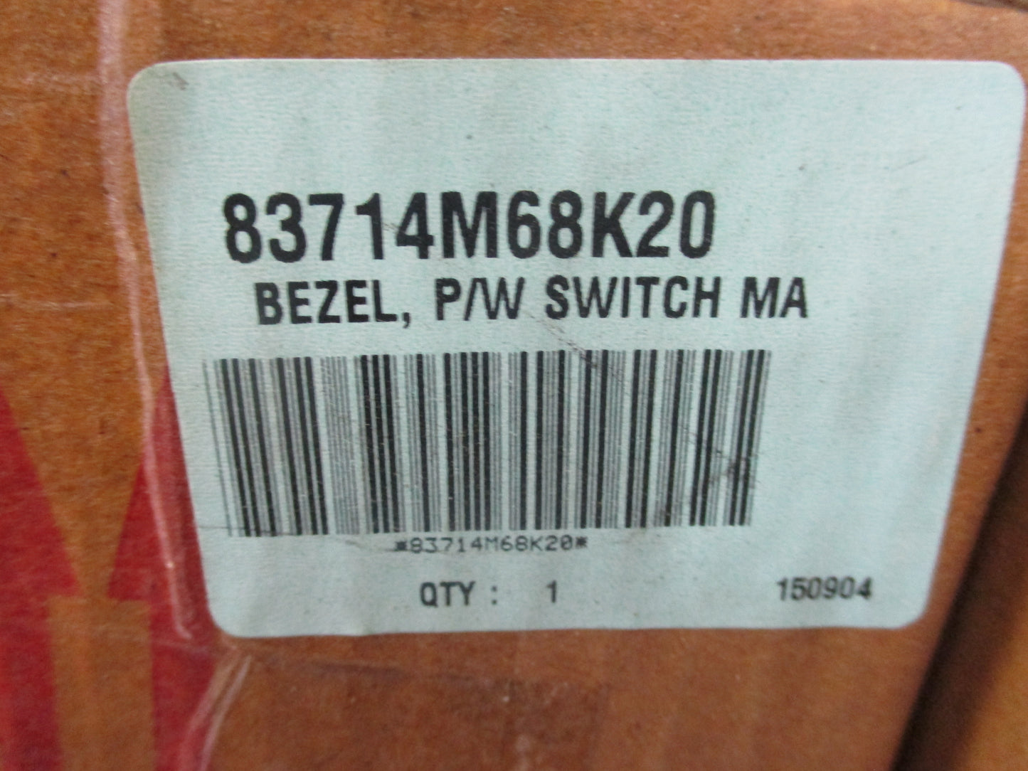 Suzuki Alto Genuine Driver Side Window Switch Surround Bezel new part
