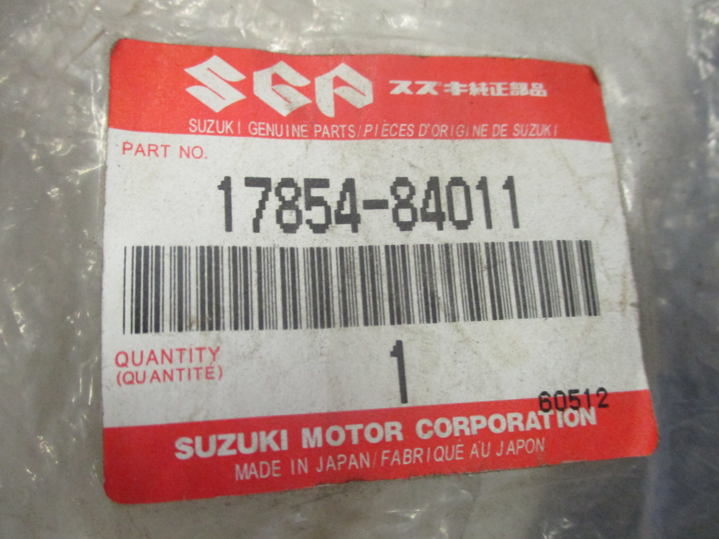 Suzuki Mighty Boy Genuine Lower Radiator Hose New Part