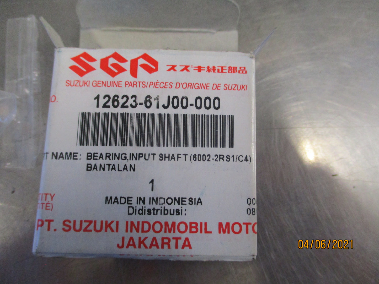 Suzuki Carry Crankshaft Input Shaft Bearing New Part
