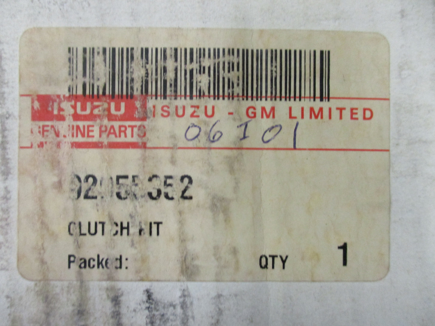 Isuzu SBR Series 12 Genuine Clutch Kit New Part