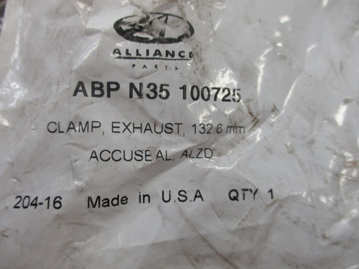 Alliance 132.6mm Exhaust Clamp New Part