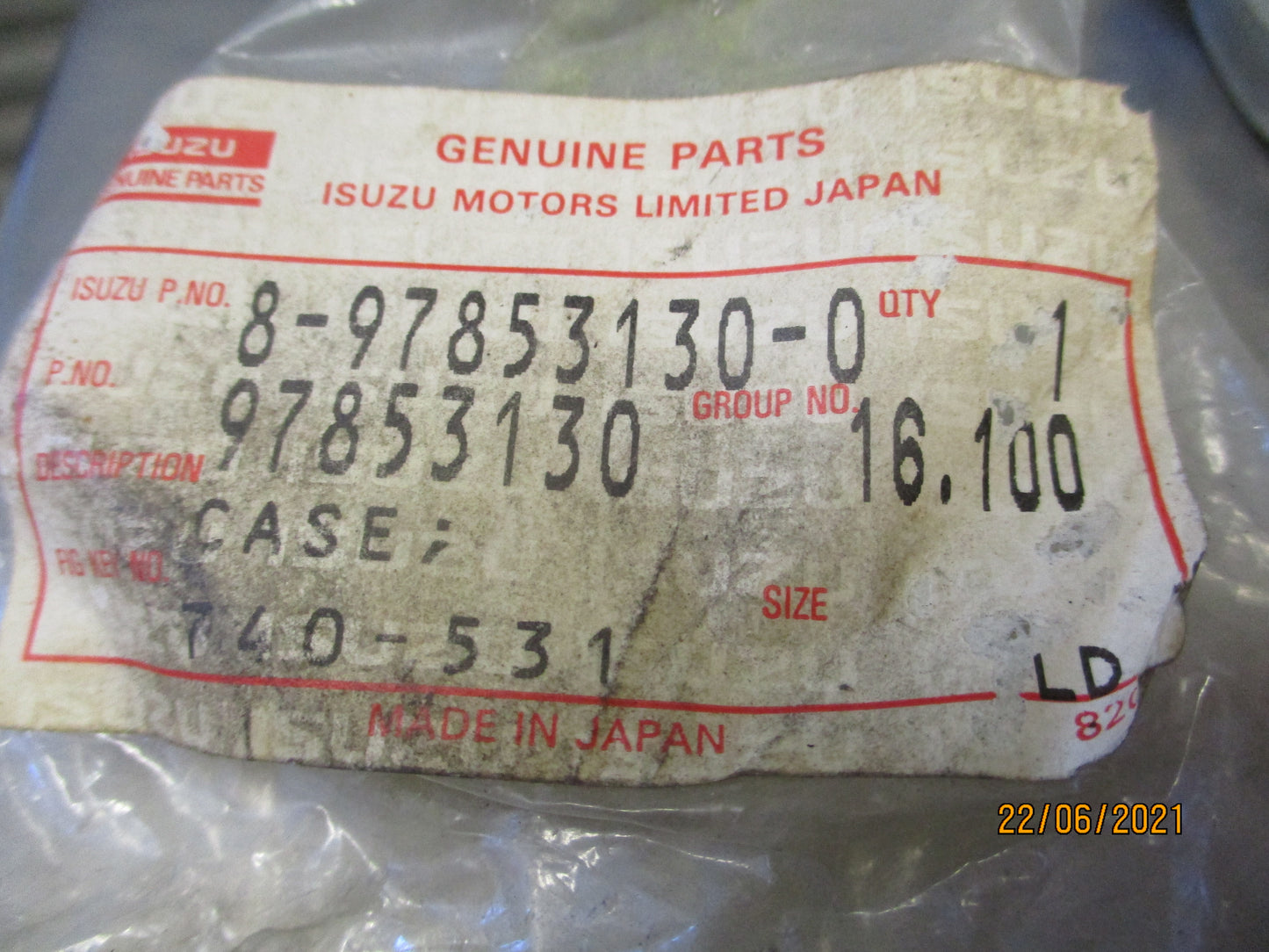 Isuzu NKR/NPR Genuine Ash Tray Case New Part