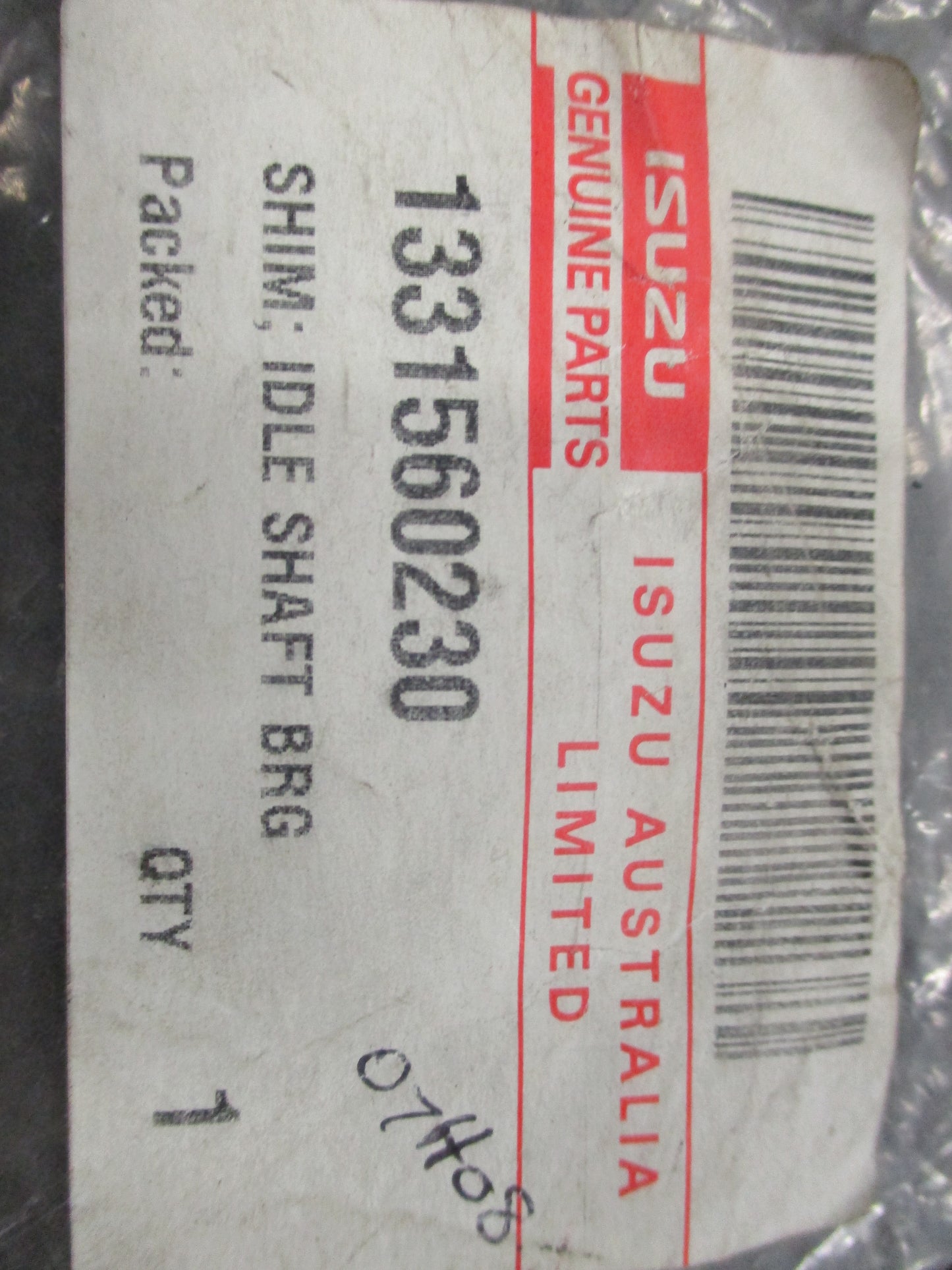 Isuzu FSS Genuine Transfer Case Idler Shaft Bearing Shim New Part