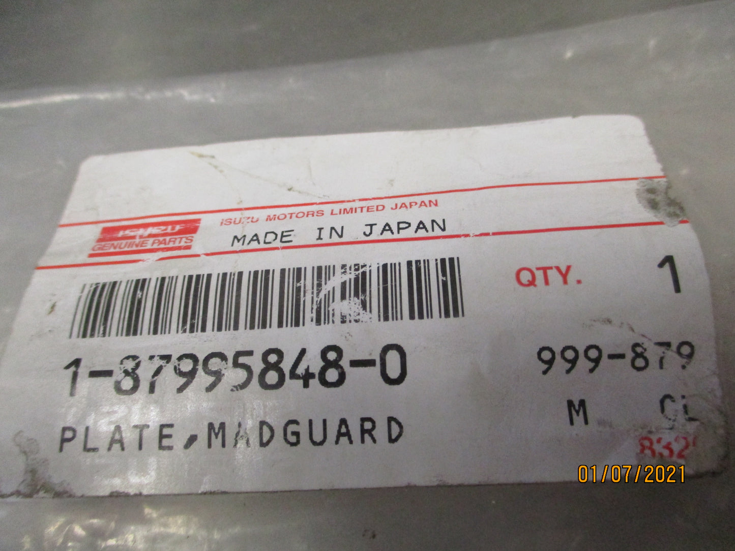 Isuzu Truck Mudguard Plate New Part