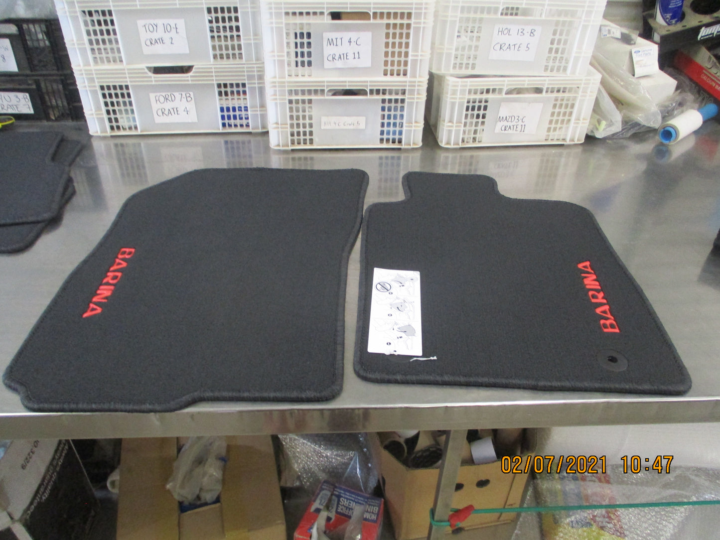 Holden TM Barina Genuine Carpet Floor Mat Set New Part