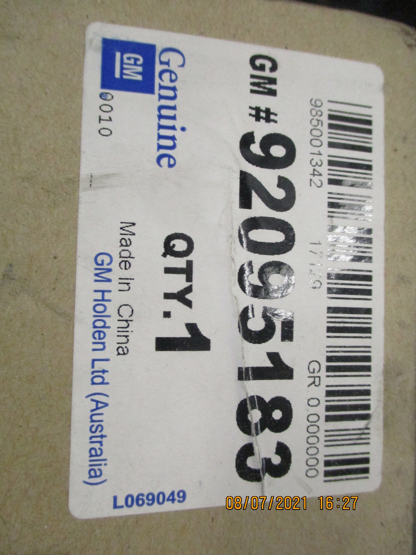 Holden Various Models Commodore 6" Door Speaker New Part