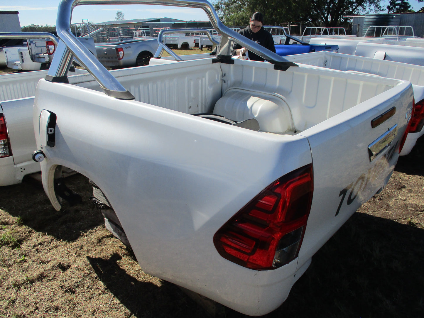 Toyota Hilux SR5 Dual Cab Tub Pearl White 2015 Onwards New Part