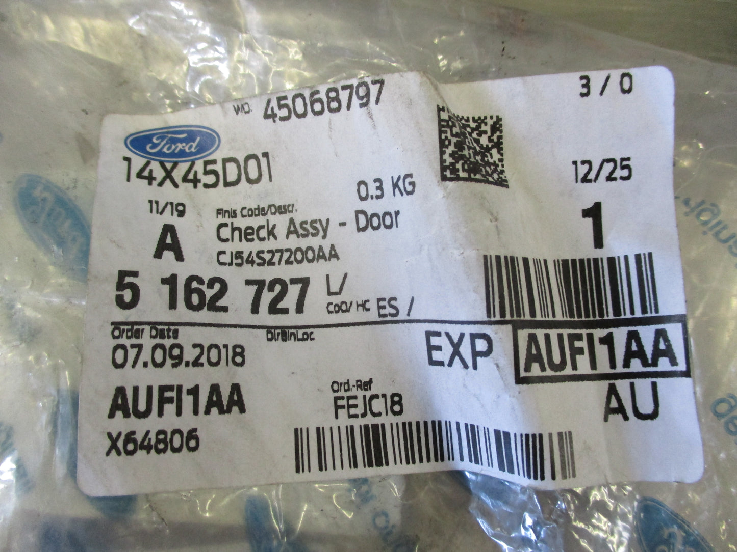 Ford Kuga Genuine Rear Door Check Strap Stopper New Part