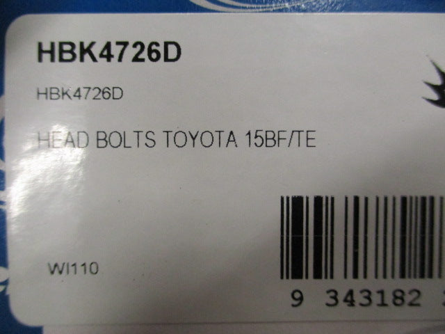 Durapro Head Bolts Suits Toyota Dyna/BJ40 Landcruiser/Coaster New Part