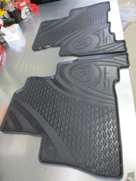 Toyota Prado Genuine Rubber Floor Mat 2nd Row New Part