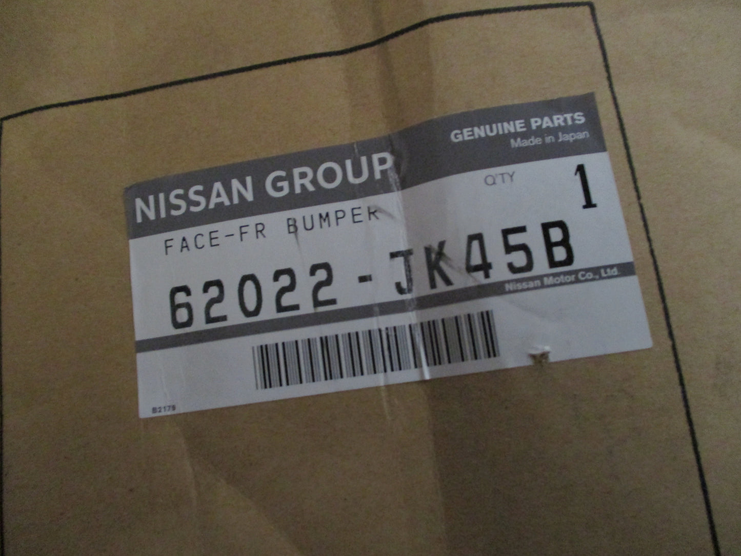 Nissan V36 Skyline Genuine Front Bumper Bar Cover New Part