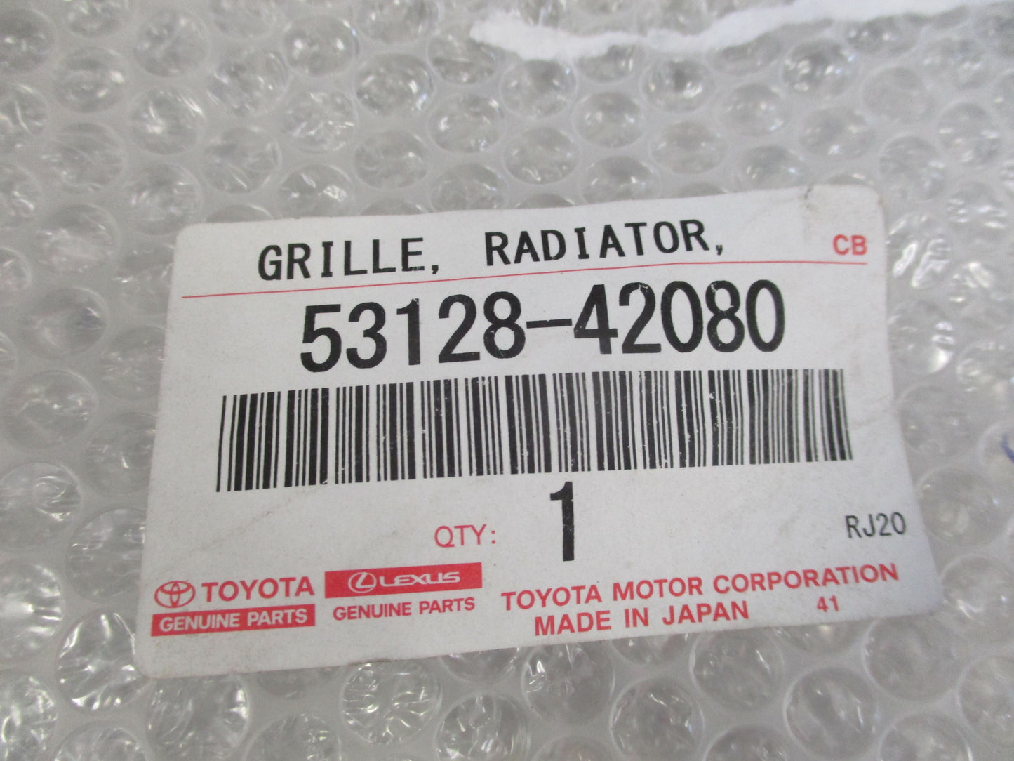 Toyota Rav4 Genuine Lower Left Radiator Grille New Part
