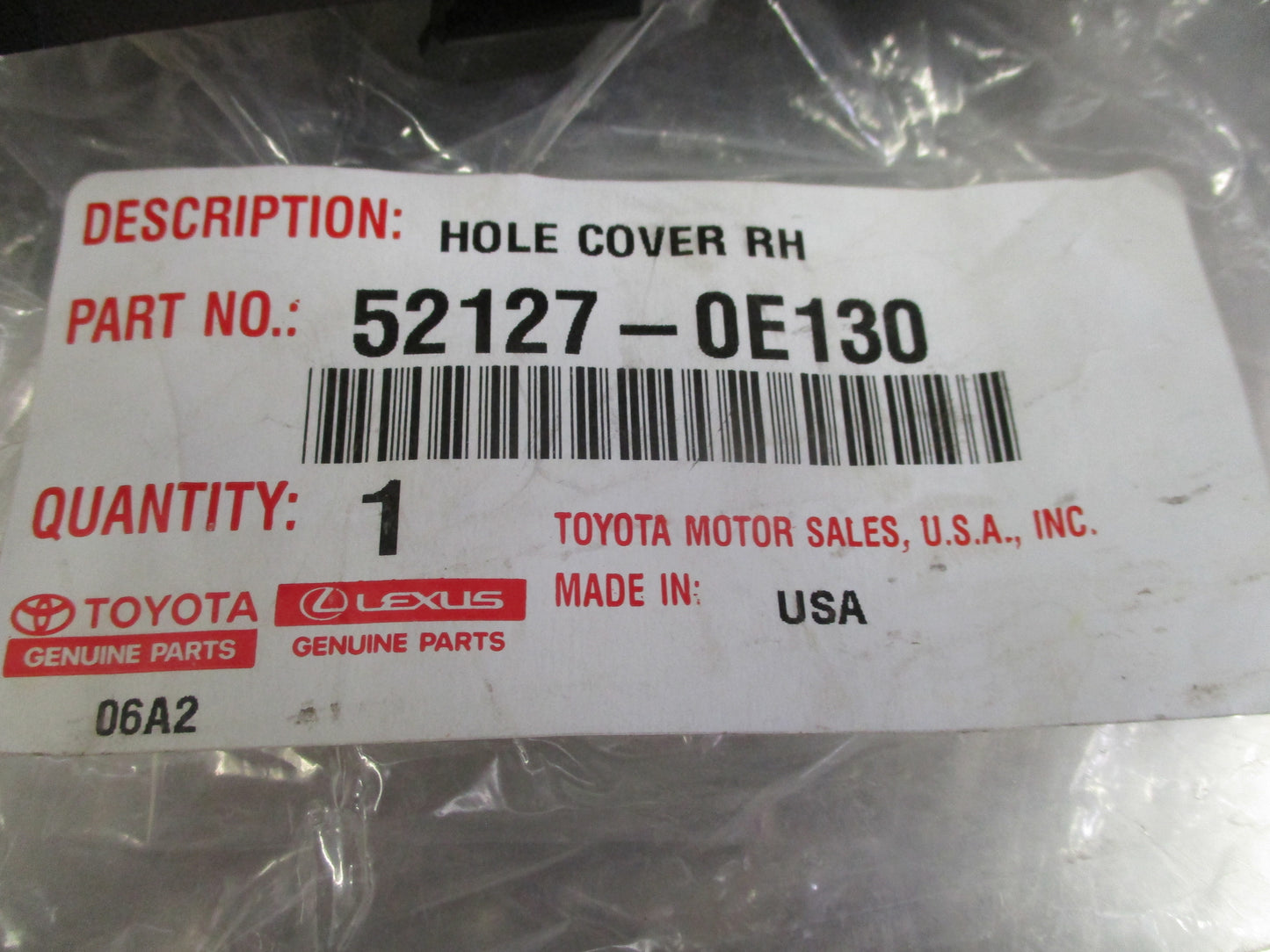 Toyota Kluger Genuine Right Front Bumper Hole Cover New Part