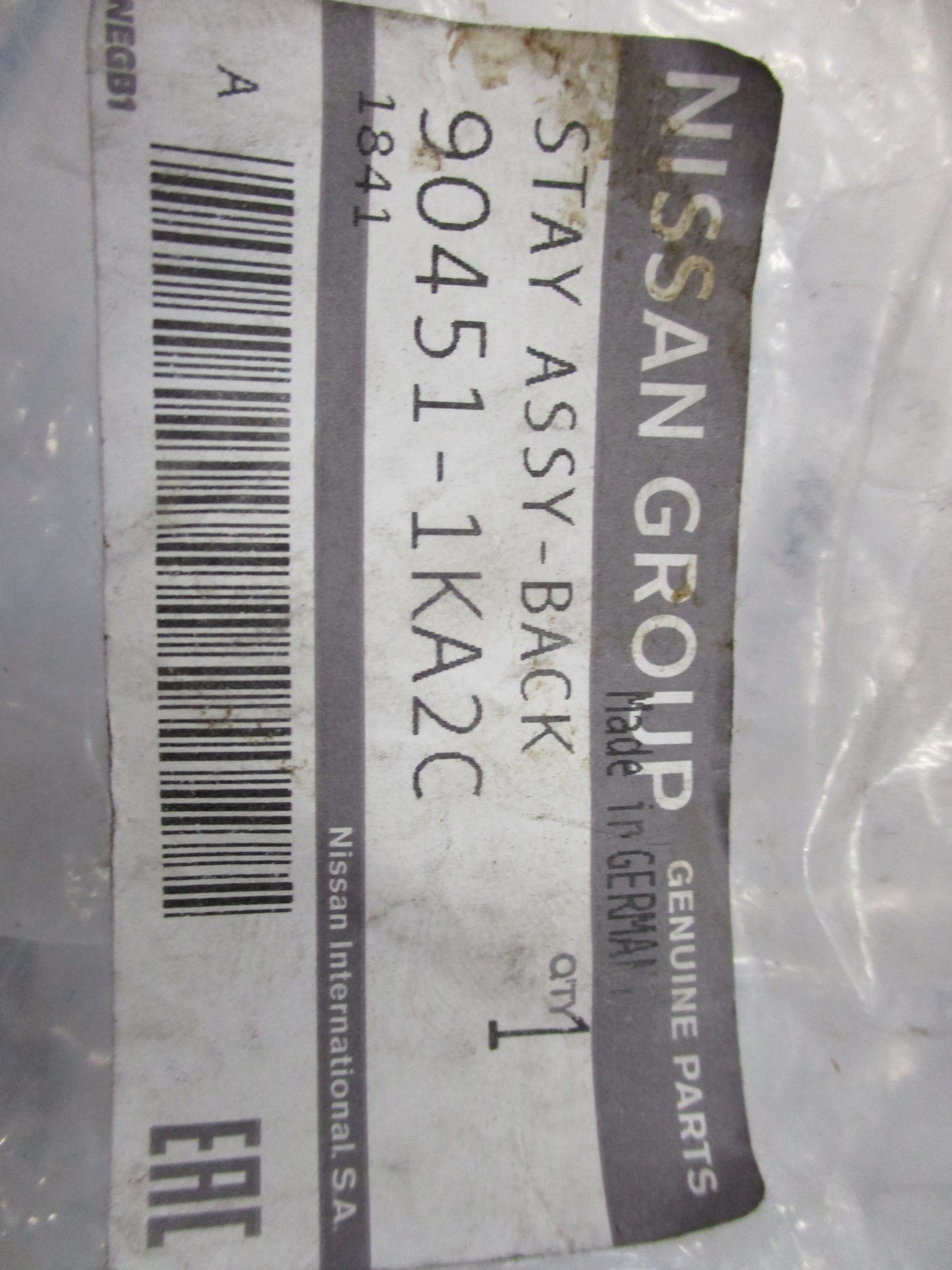 Nissan F15 Juke Genuine Left Hand Rear Boot Lid Gas Strut Assy New Part