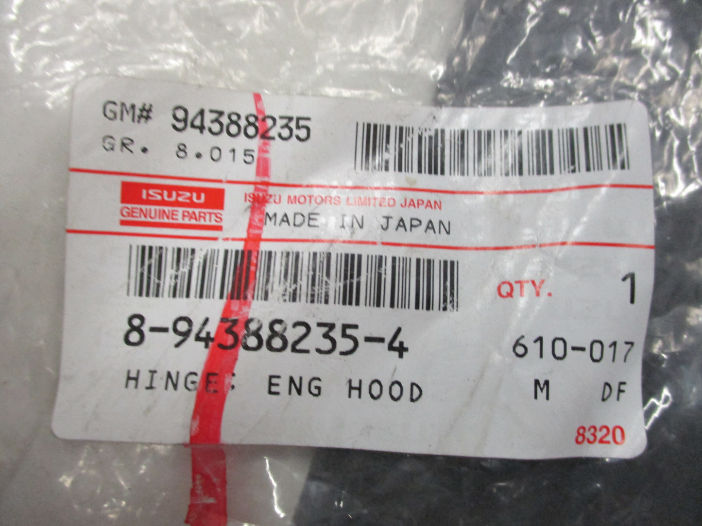 Holden TF Rodeo Genuine Left Hand Bonnet Hinge New Part