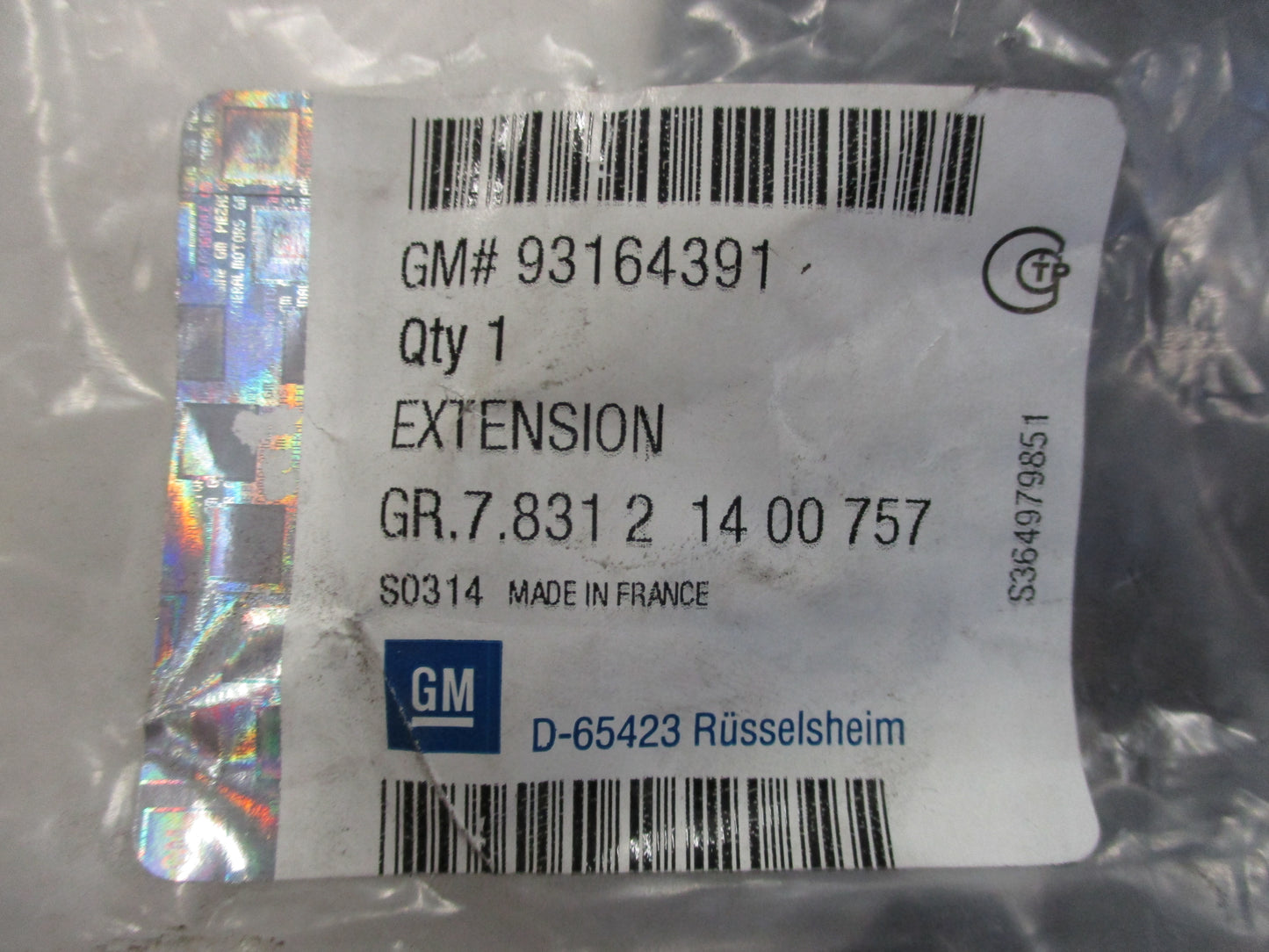 Holden Tigra Genuine Left Hand Front Bumper Extension New Part