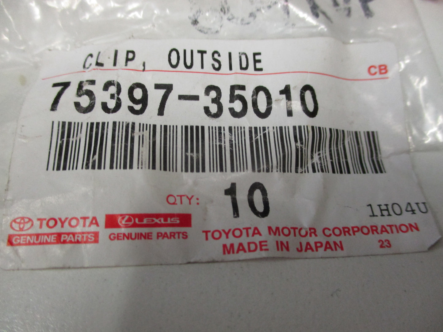 Toyota Rav4 Genuine Fender Flare Retaining Clip New Part