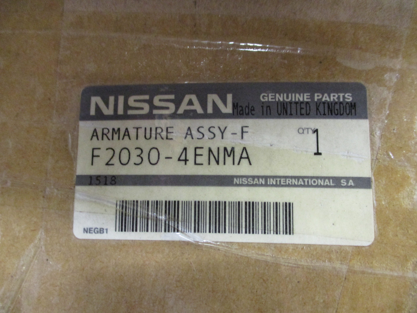 Nissan Qashqai Genuine Front Bumper Support New Part