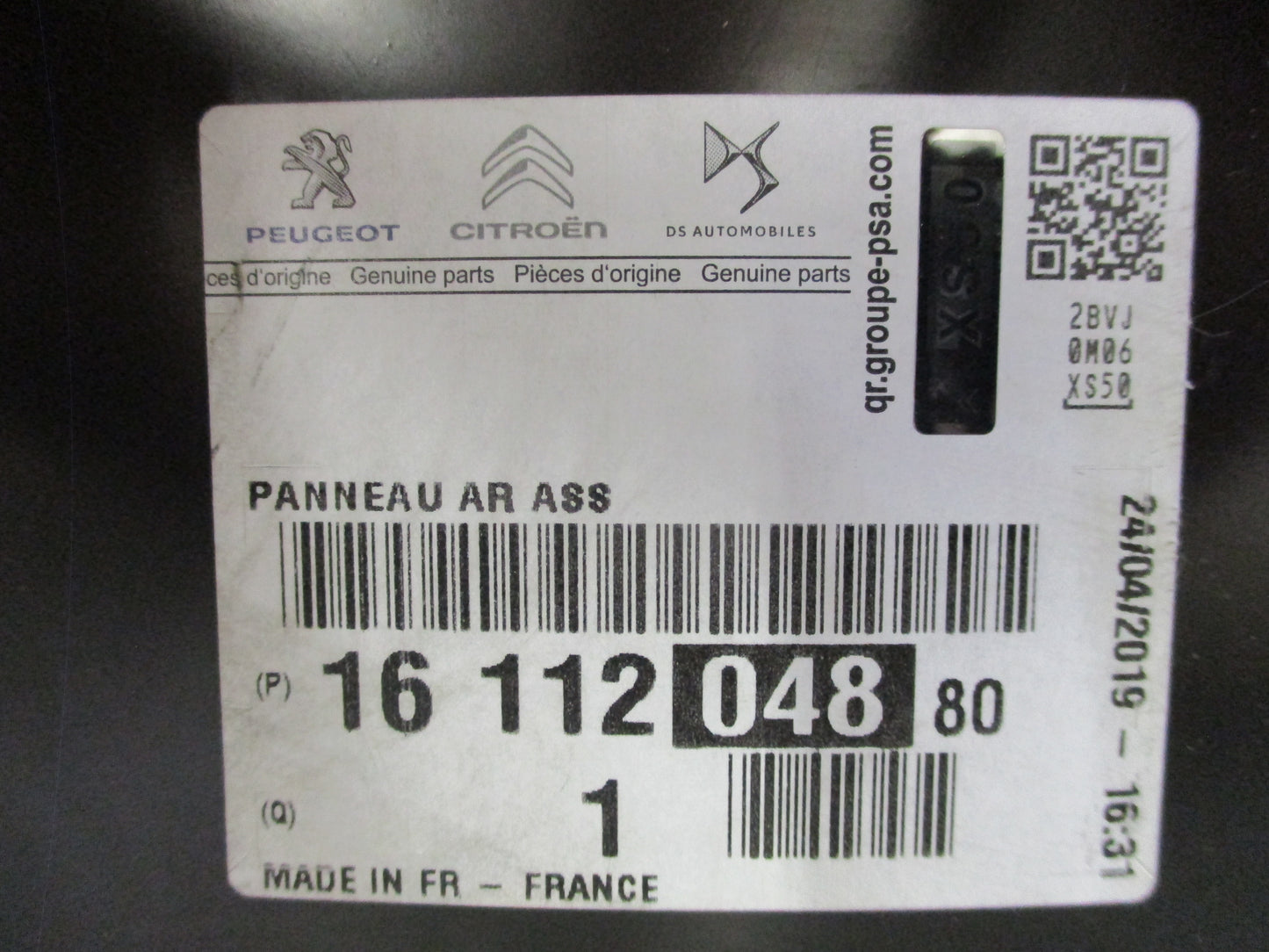 Citroen C4 Genuine Rear Panel Assembled New Part