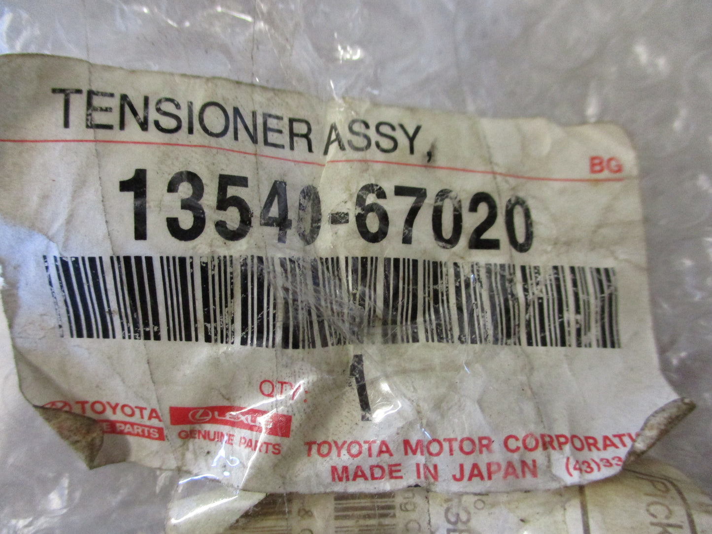 Toyota Hilux-Prado-Landcruiser Genuine Timing Belt Tensioner New Part