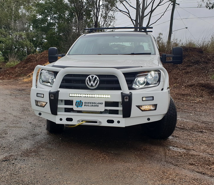 QLD Bull Bars Alloy Bull Bar Kit Suits VW Amarok (With Out Flares) New Part