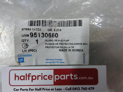 Holden CG7 Captiva Genuine Left Hand Rear Mud Flap New Part