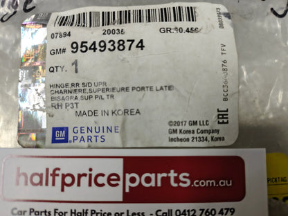Holden TM Barina Genuine Rear Left Lower/Rear Right Upper Door Hinge New Part