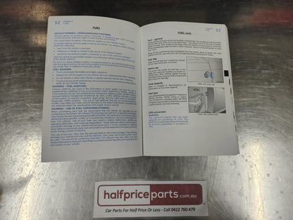 Holden VZ Commodore Ute Light Commercial Genuine Owners Handbook New Part