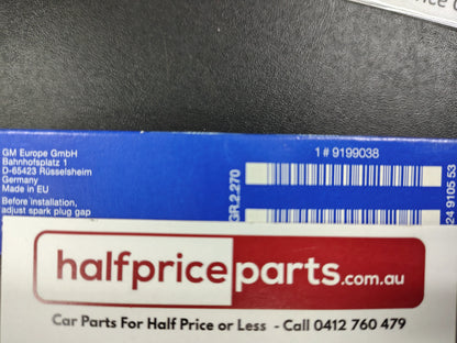 Holden TS Astra/ZC Vectra/Zafira Genuine Spark Plug Set of 4 New Part