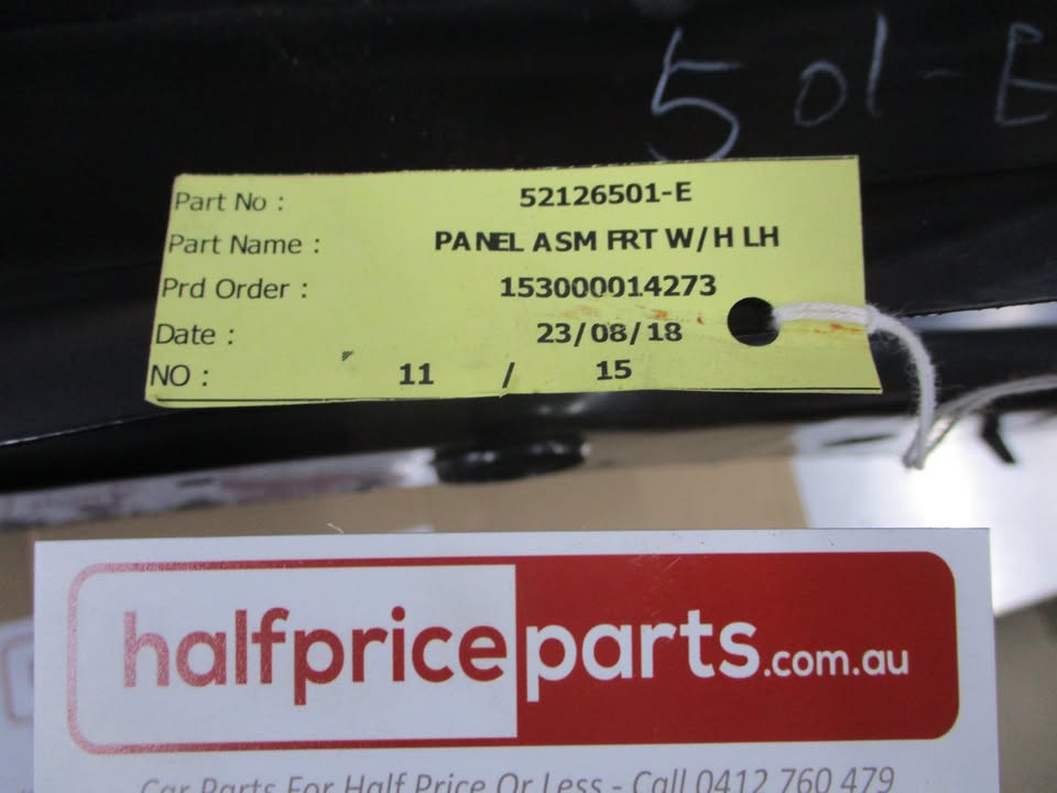 Holden RG Colorado Genuine Left Hand Front Inner Wheel Panel With Battery Tray New Part