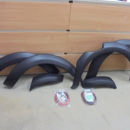 Ford PX Ranger Series 1 Genuine 6 Piece Matt Black Flare Set New Part